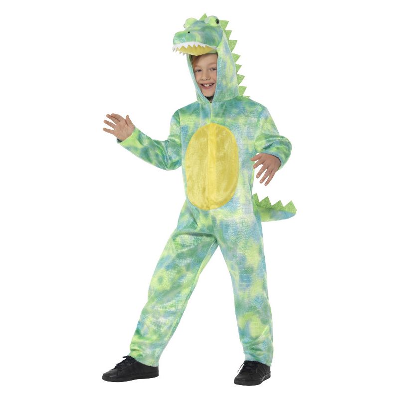 Deluxe Dinosaur Costume Green Child_1