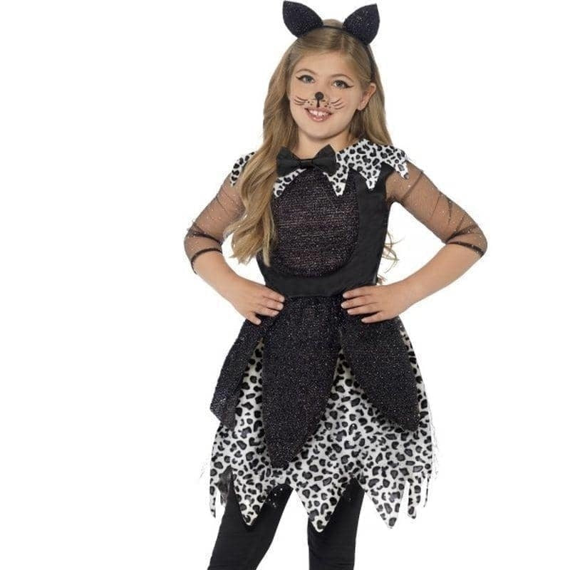 Deluxe Midnight Cat Costume Kids Black_1