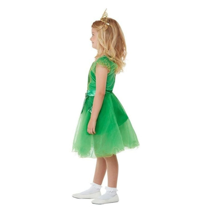 Deluxe St Patricks Day Glitter Fairy Costume Child Green_3