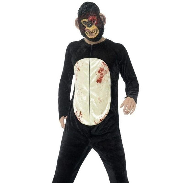 Deluxe Zombie Chimp Costume Adult Black_1