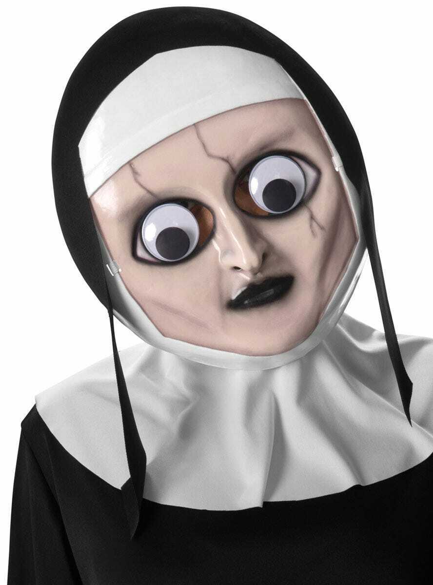Demon Nun Googly Eyed Mask Demon Nun Googly Eyed Mask