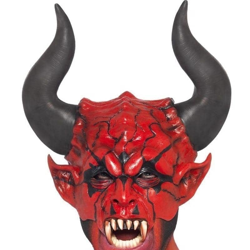 Devil Lord Mask Adult Red Black Devil Lord Mask Adult Red Black