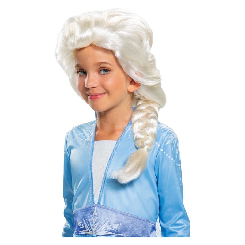 Disney Frozen 2 Elsa Wig Child White_1