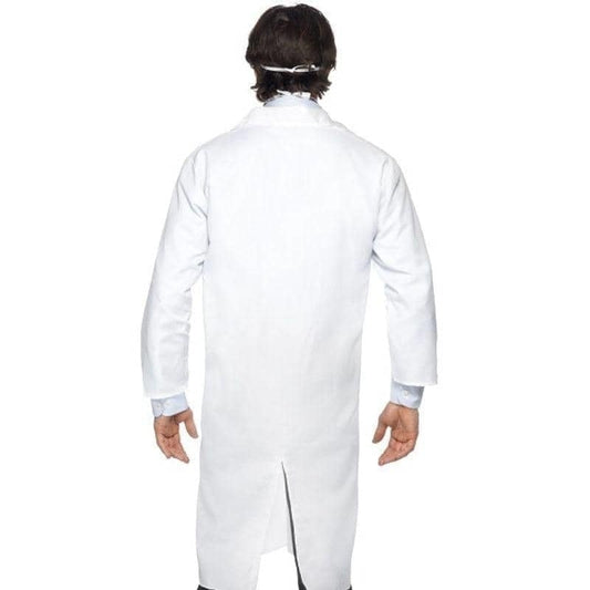 Doctors Costume Adult White Coat Mask 2