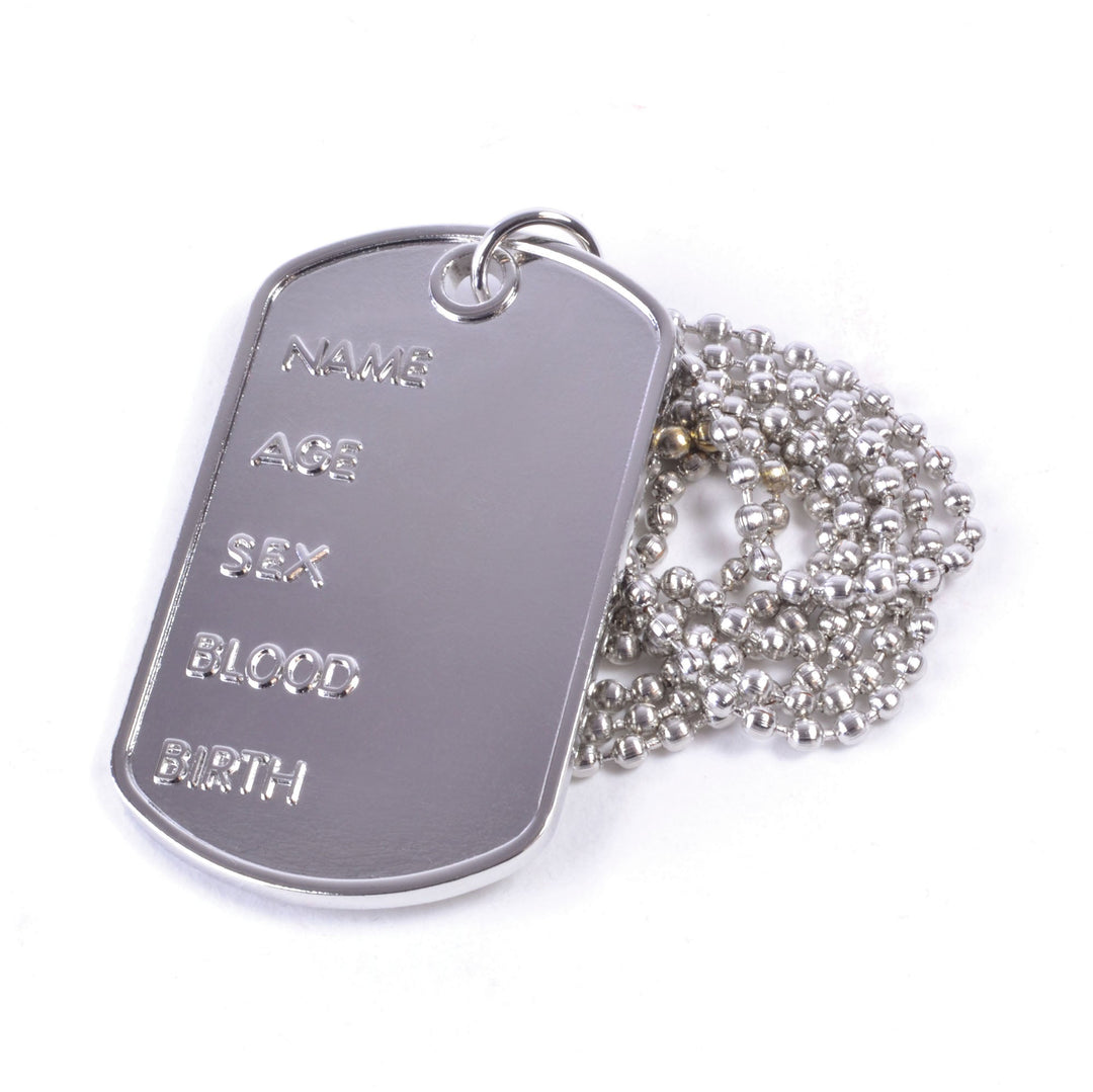 Dog Tag Necklace Army Costume Accessory_1