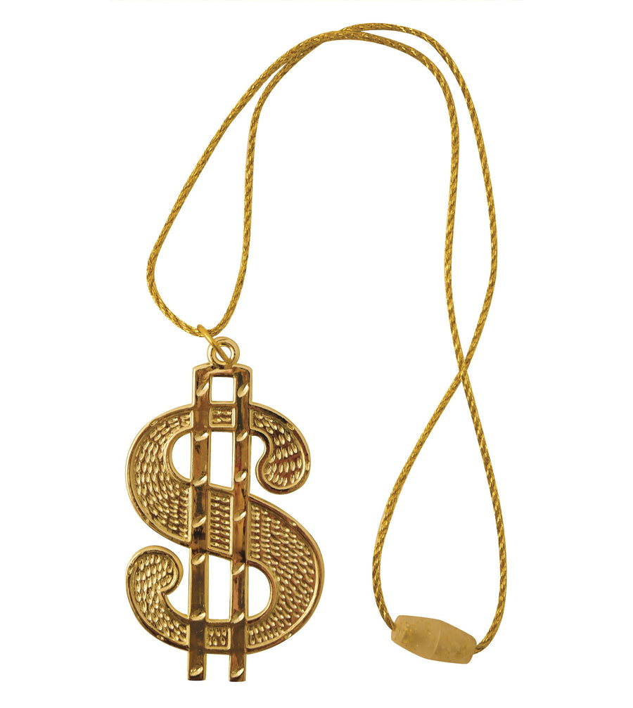 Dollar Medallion on String Cord Costume Accessory_1