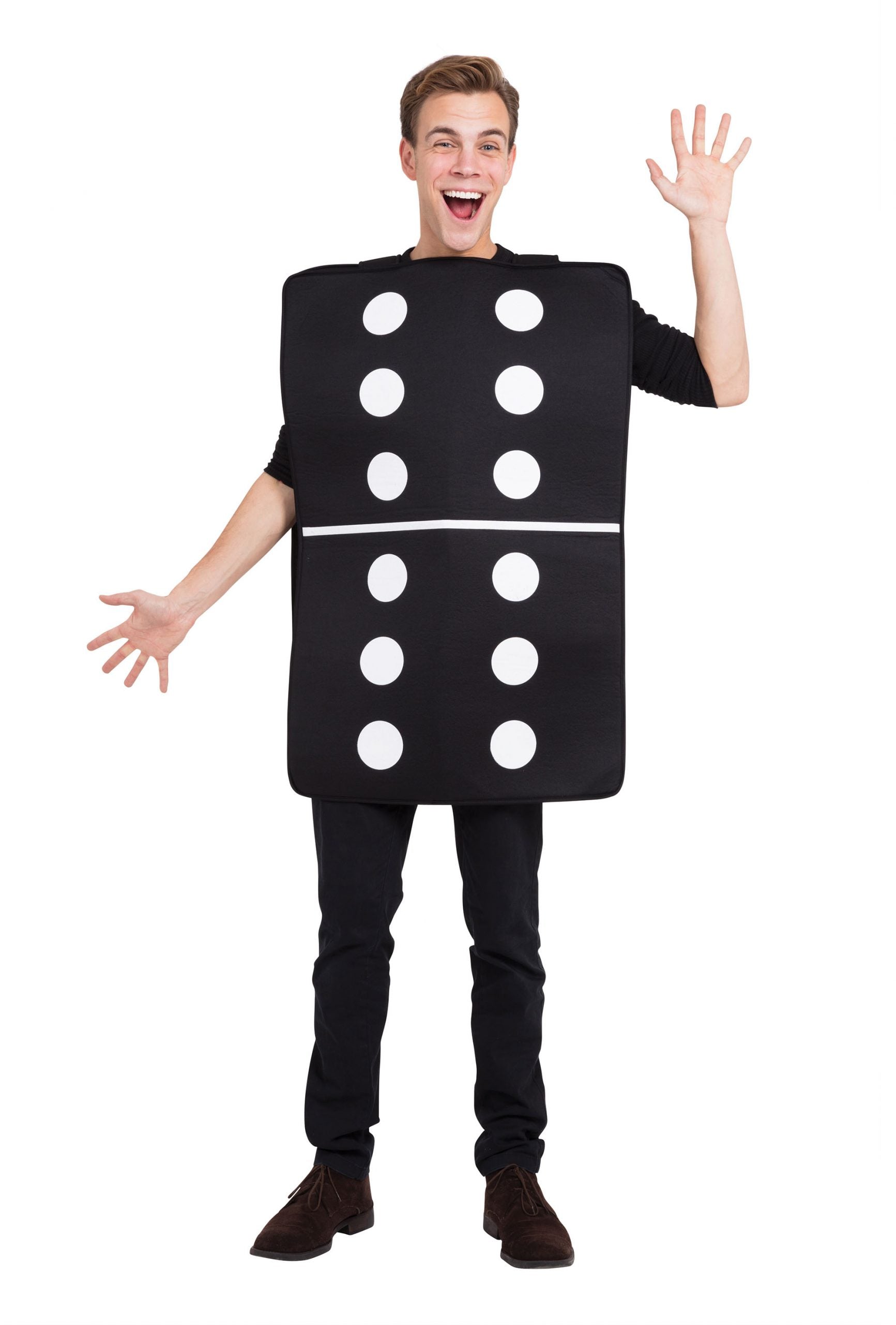 Domino Costume Adult Black Tabard