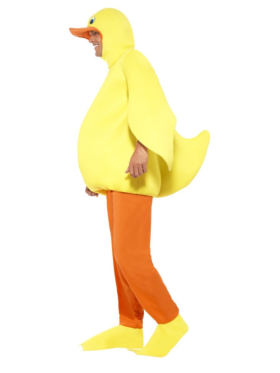 Duck Costume Adult Yellow Bodysuit Trousers_5