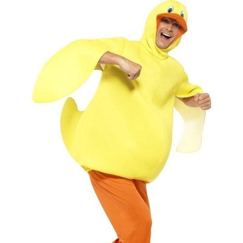 Duck Costume Adult Yellow Bodysuit Trousers_1