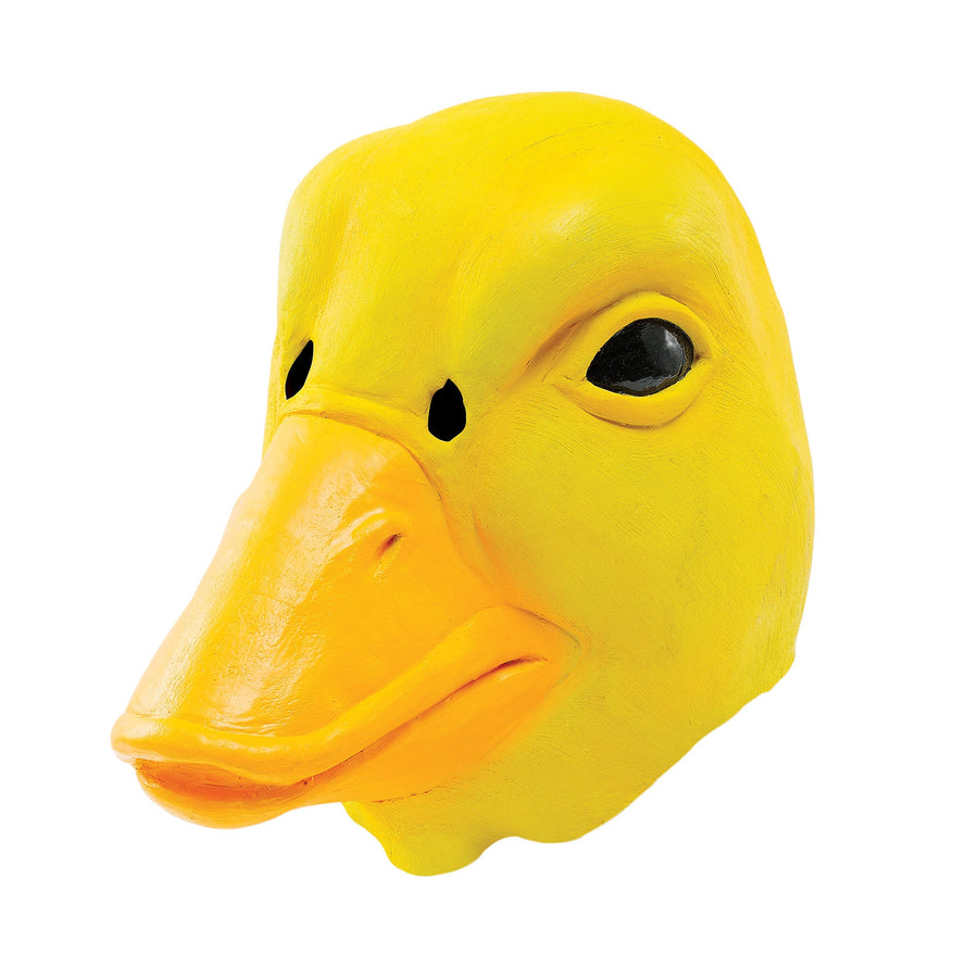 Duck Mask Rubber Adult Yellow_1
