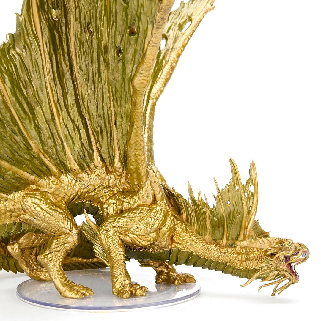 Dungeons and Dragons D&D Icons of the Realms Adult Gold Dragon Premium Figure_11