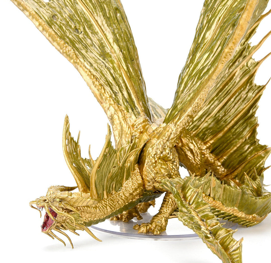 Dungeons and Dragons D&D Icons of the Realms Adult Gold Dragon Premium Figure_12