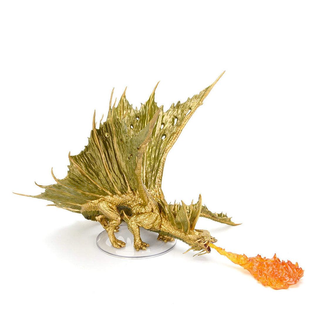 Dungeons and Dragons D&D Icons of the Realms Adult Gold Dragon Premium Figure_15