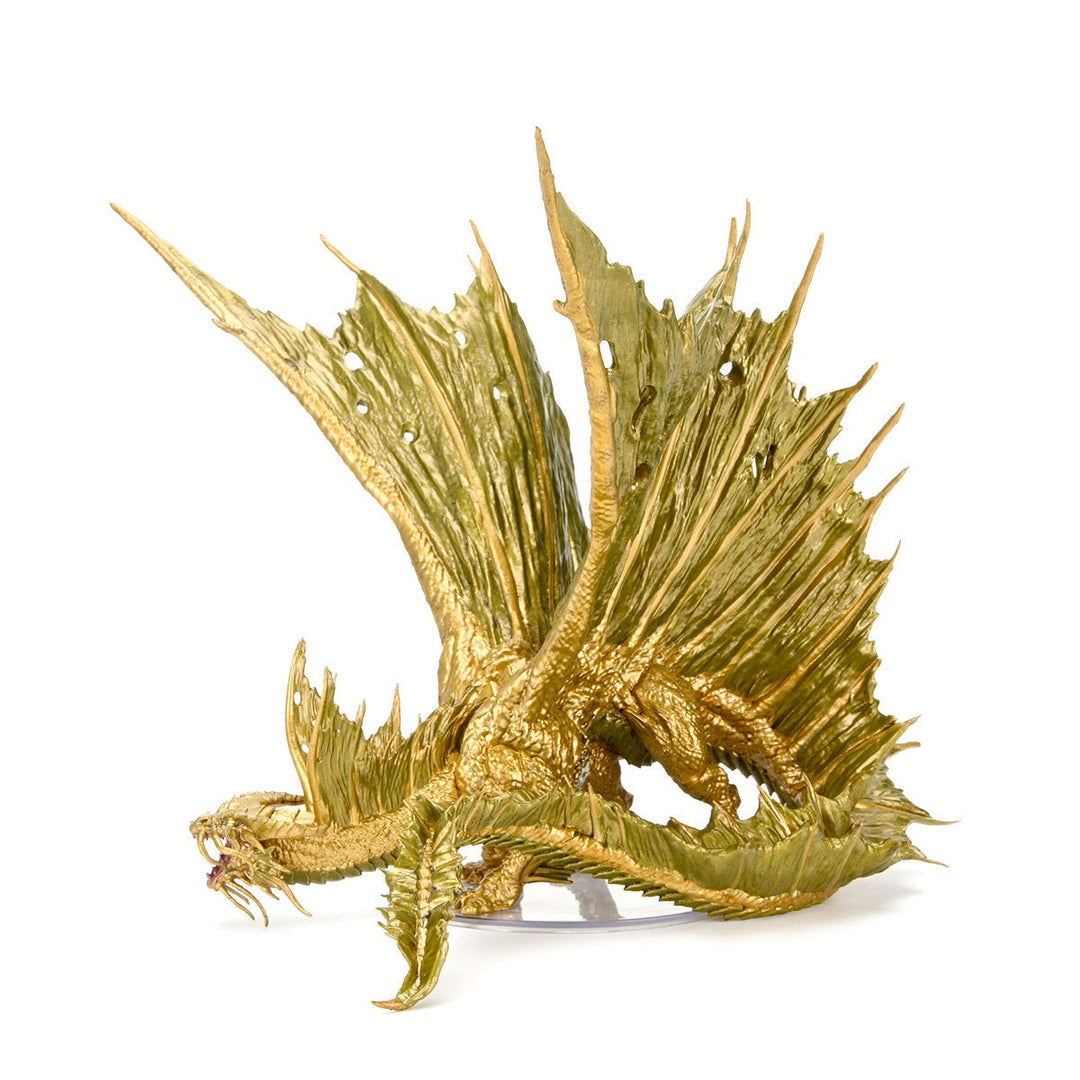 Dungeons and Dragons D&D Icons of the Realms Adult Gold Dragon Premium Figure_8