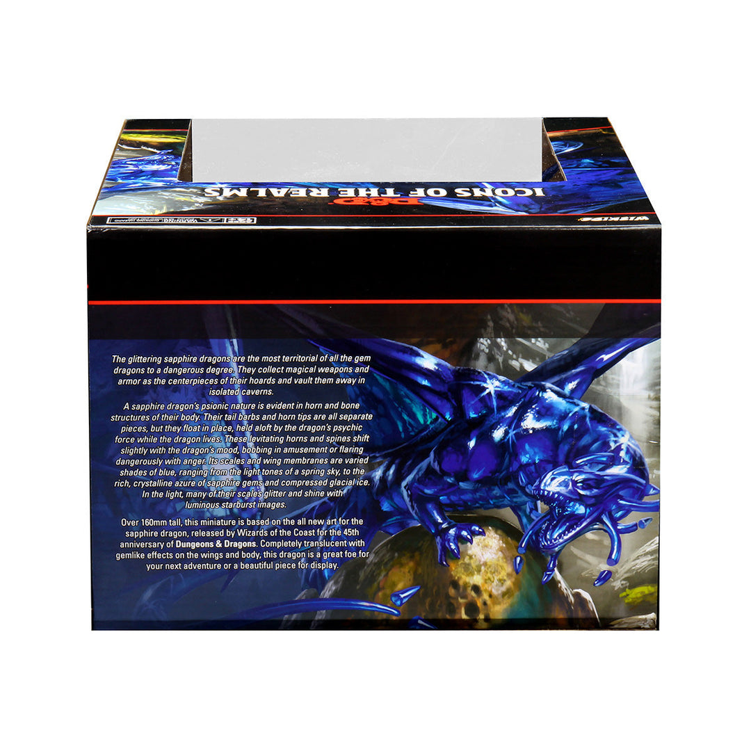 Dungeons and Dragons D&D Icons of the Realms Sapphire Dragon Premium Figure_5