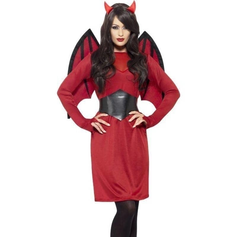 Economy Devil Costume Adult Red_1