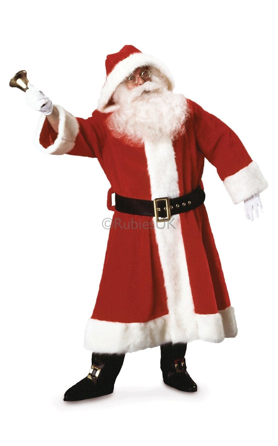 Economy Old Time Santa Suit Costume_1