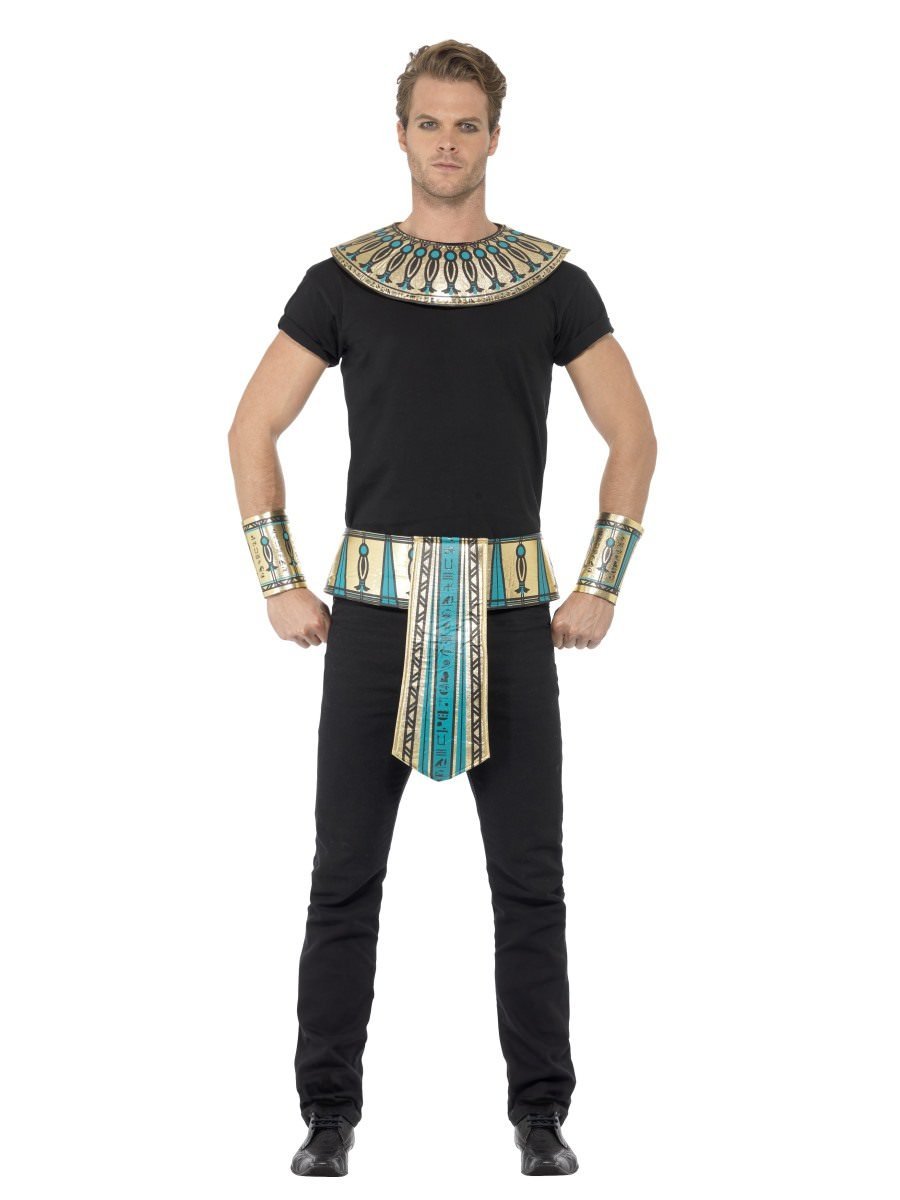 Egyptian Kit Adult Gold Collar Cuffs Belt Costume Accessory_3