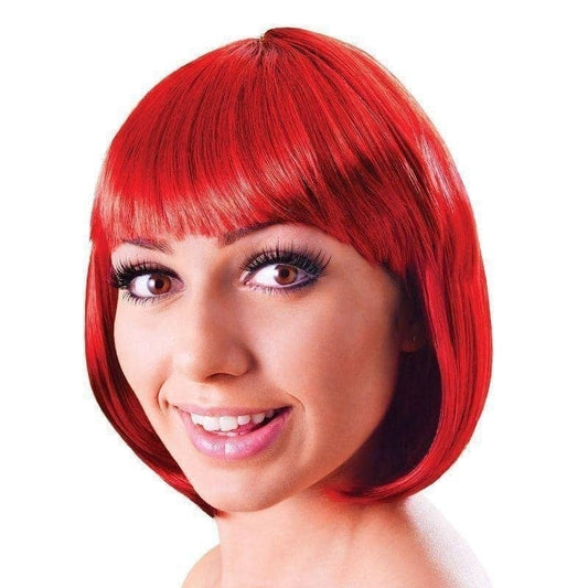 Elegant Red Bob Wig for Women 2