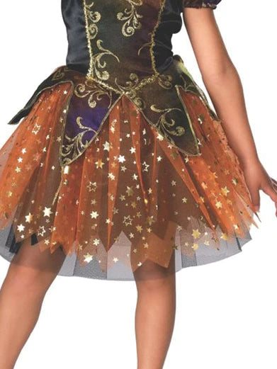 Elegant Witch Child Costume Tutu Dress_3