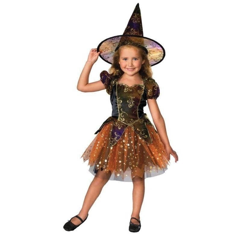 Elegant Witch Child Costume Tutu Dress_1
