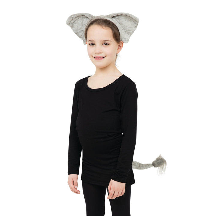 Size Chart Elephant Set Ears and Tail Instant Disguise Costume