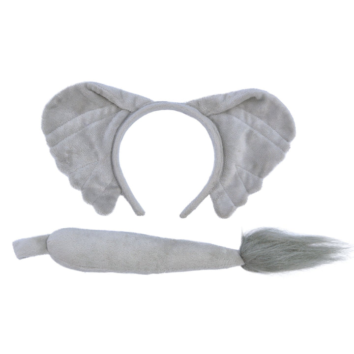 Elephant Set Ears and Tail Instant Disguise Costume_1