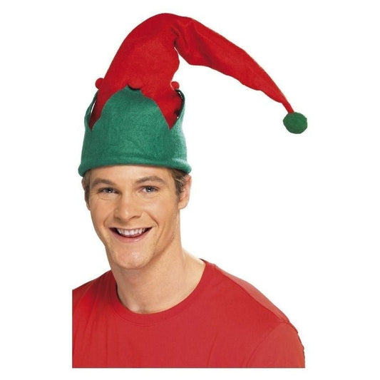 Elf Hat Adult Red 2