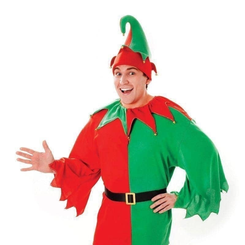 Elf Santas Helper Adult Costume_5