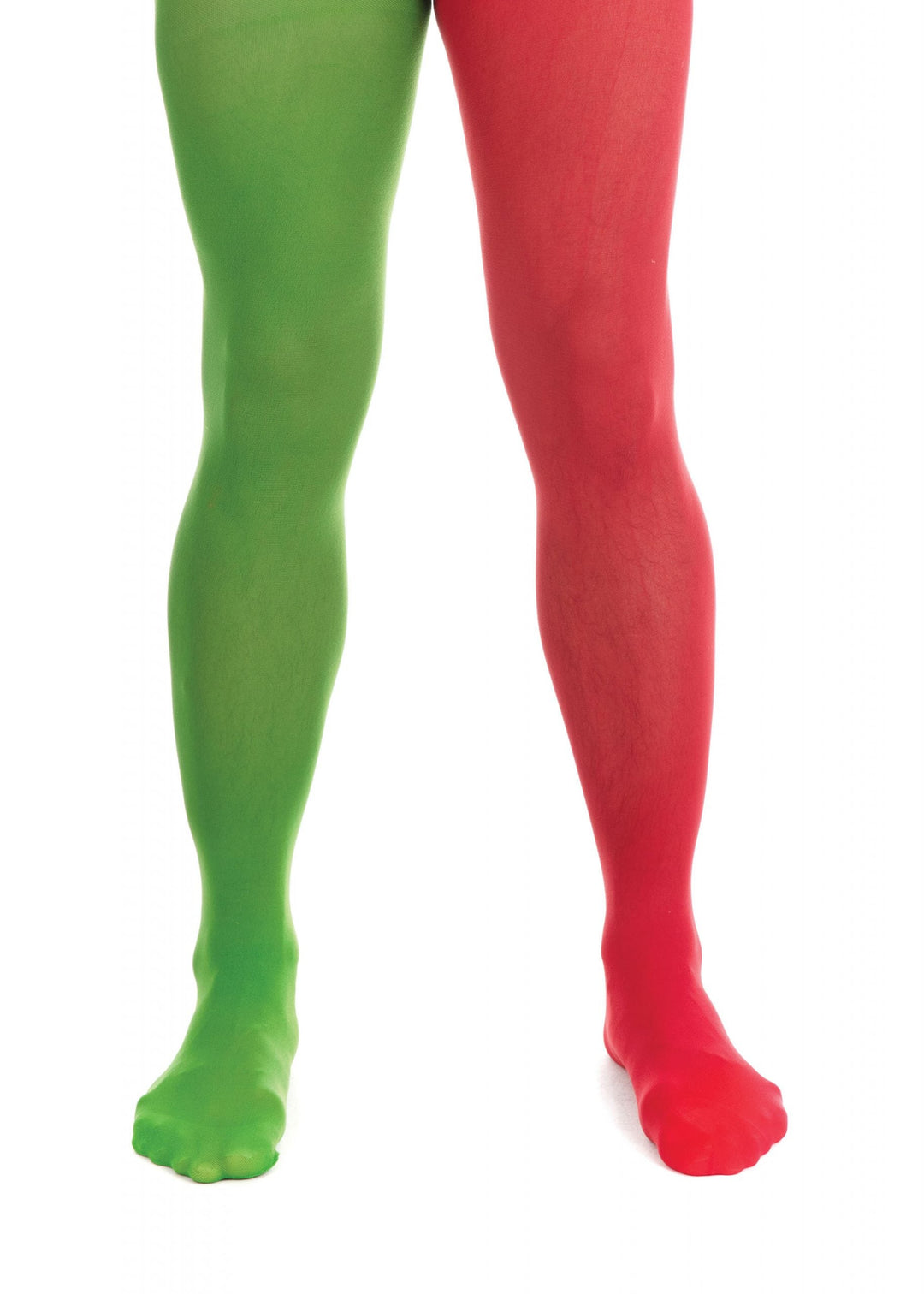 Elf Tights Green Red Adult Xmas Costume Accessory_1