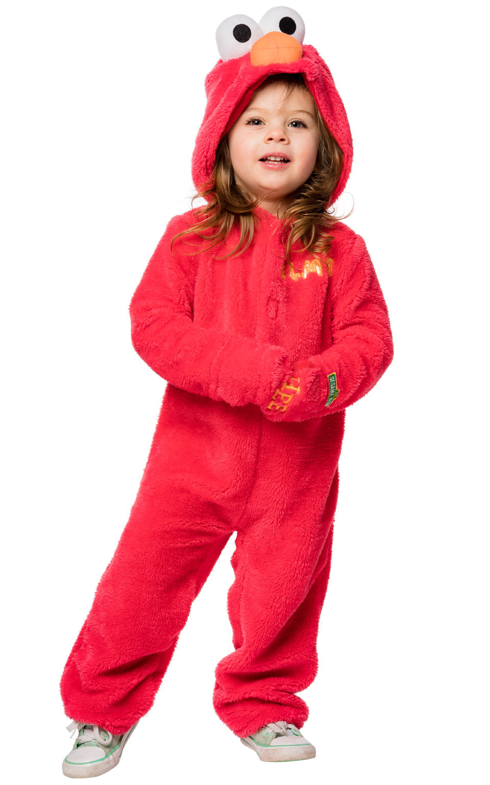 Elmo Costume Toddler Sesame Street Costume Fleece Jumpsuit_1
