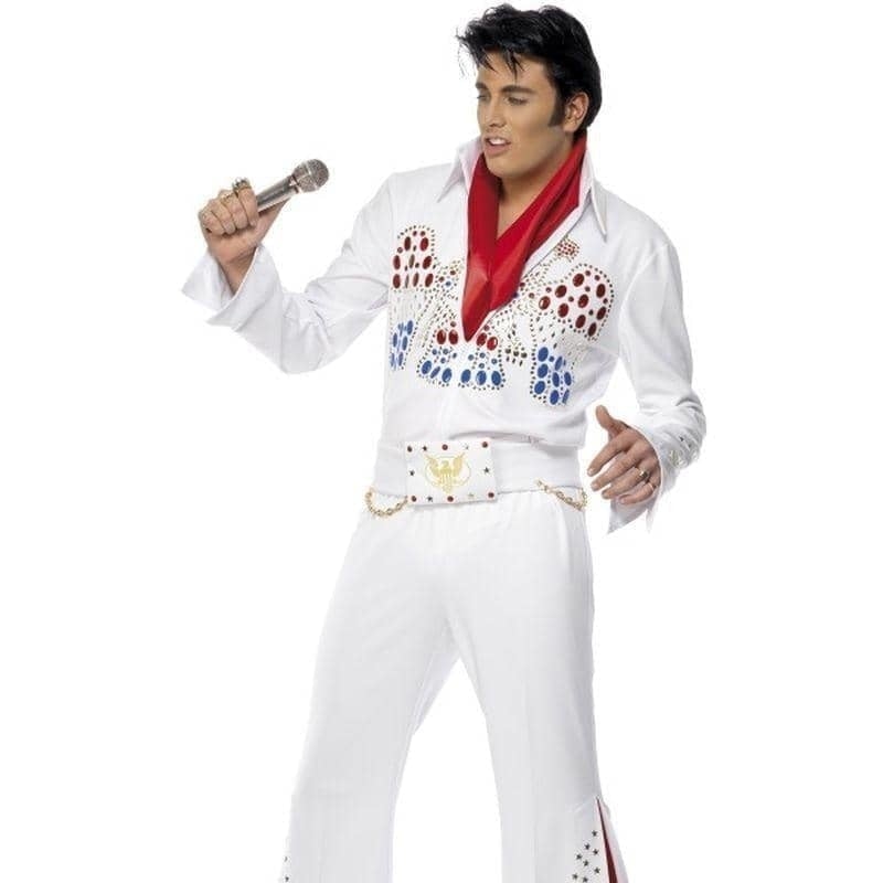 Elvis American Eagle Costume Adult White_1