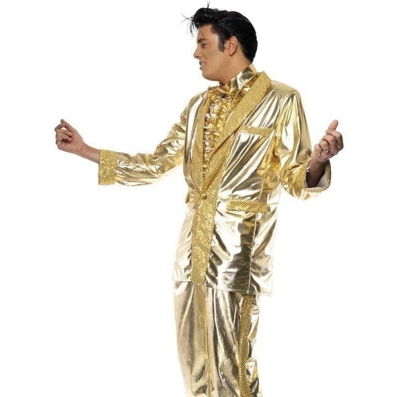 Elvis Gold Suit Costume Adult_4