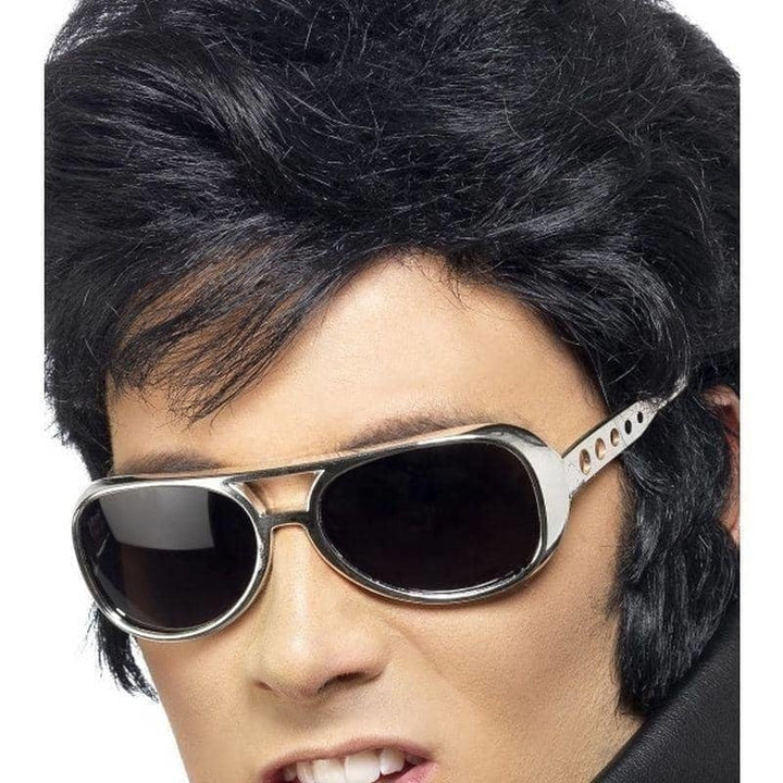 Elvis Shades Adult Silver_1