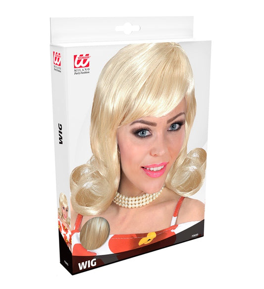 60S Flip Wig Blonde - In Box