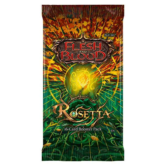 Flesh and Blood TCG Rosetta Booster Pack Eligible Retailers Only 2