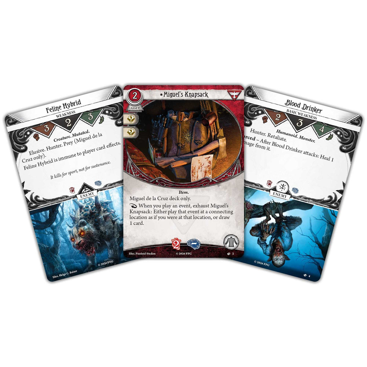 Arkham Horror The Card Game Miguel de la Cruz Investigator Deck Card Game Expansion