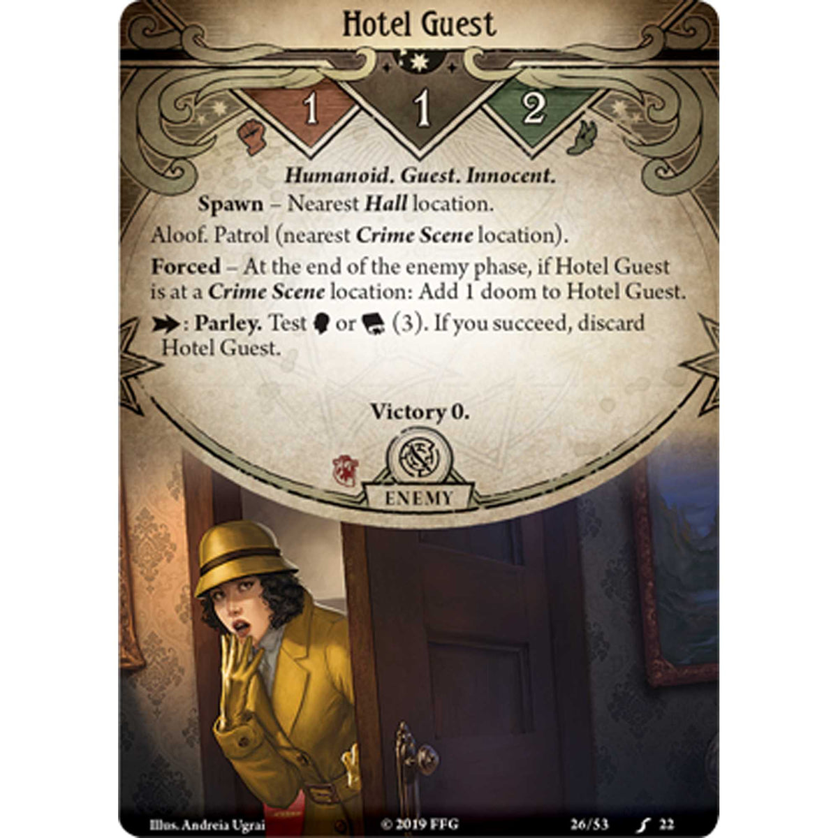 Arkham Horror the Card Game Murder at the Excelsior Hotel Card Game 4