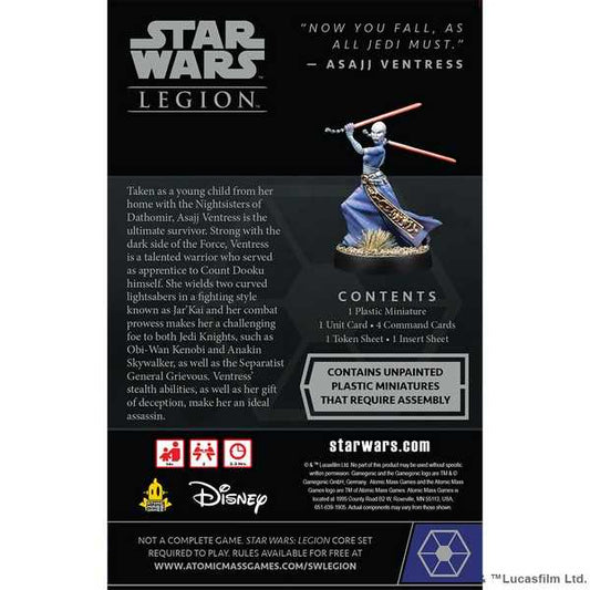 Star Wars Legion Asajj Ventress Operative Expansion Miniatures Game 2