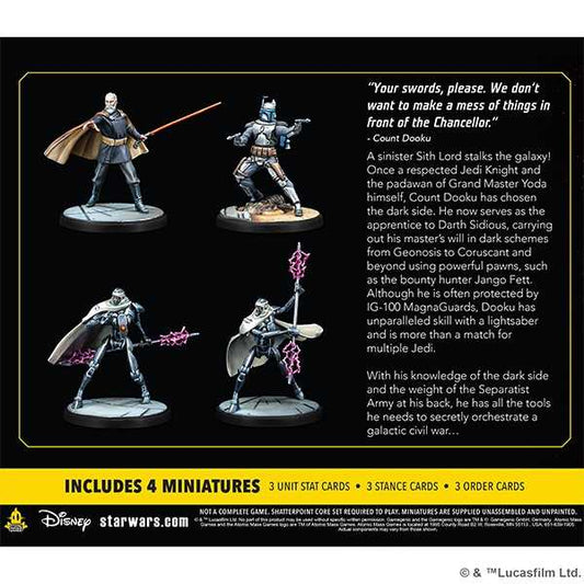 Star Wars Shatterpoint Twice the Pride Count Dooku Squad Pack 2