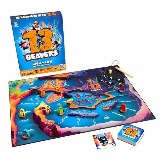 13 Beavers Family Board Game Ages 7+ 2-6 Players 2