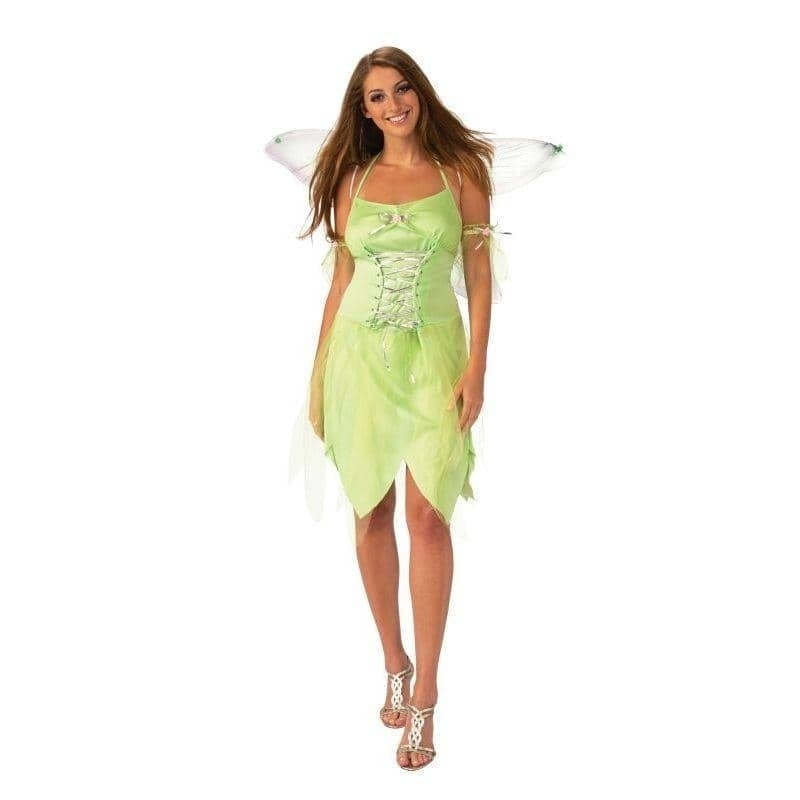 Fairy Ladies Costume Green Tinkerbell Dress_1