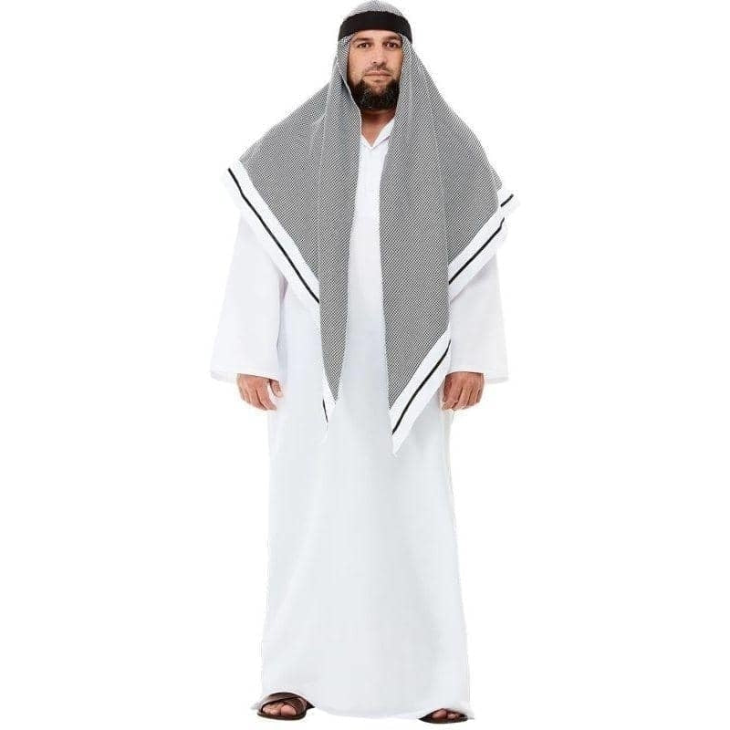Fake Sheikh Deluxe Costume Adult White_1