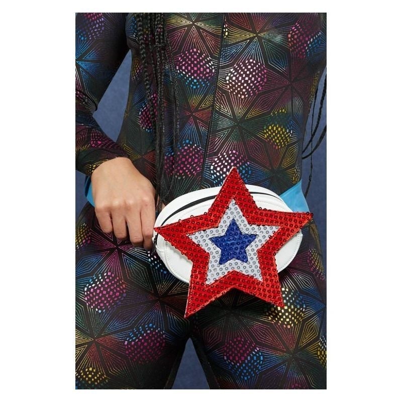 Fever Americana Sequin Star Bum Bag Blue_1