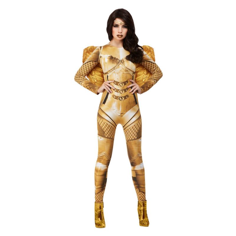 Fever Divine Guardian Angel Costume Gold Adult_1