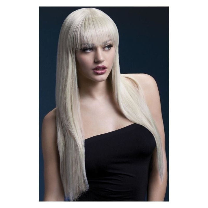 Fever Jessica Wig Adult Blonde Long Fringe_2