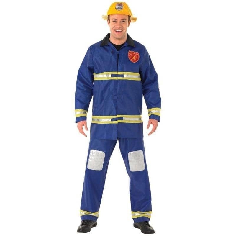 Fireman Costume Mens Firefighter Overalls_1