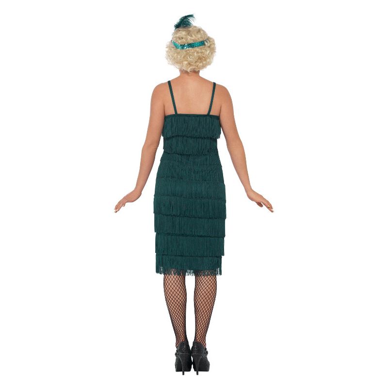 Flapper Costume Green Long Dress_2