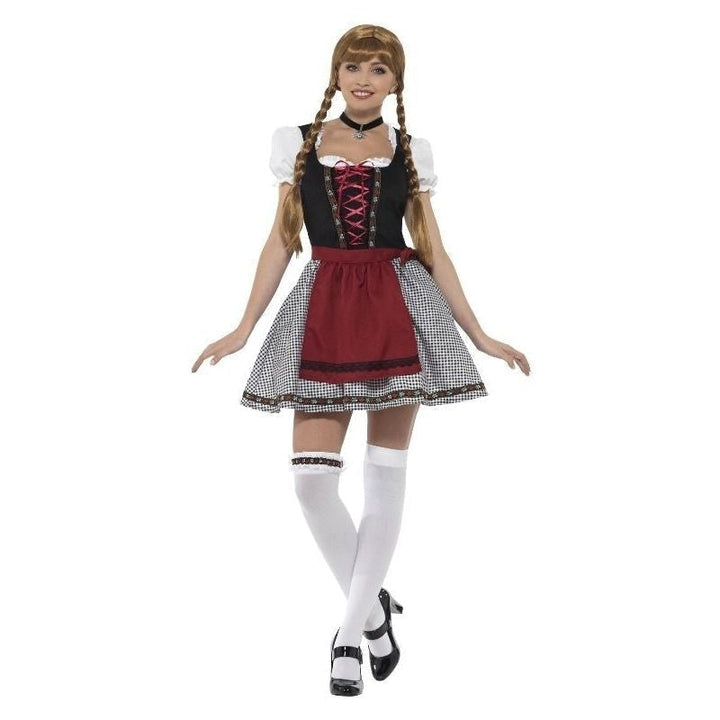 Flirty Frõulein Bavarian Costume Adult Black_2