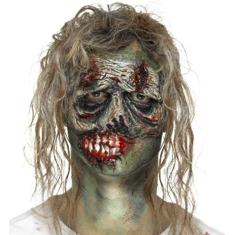 Foam Latex Zombie Eye Prosthetic Adult Green_1